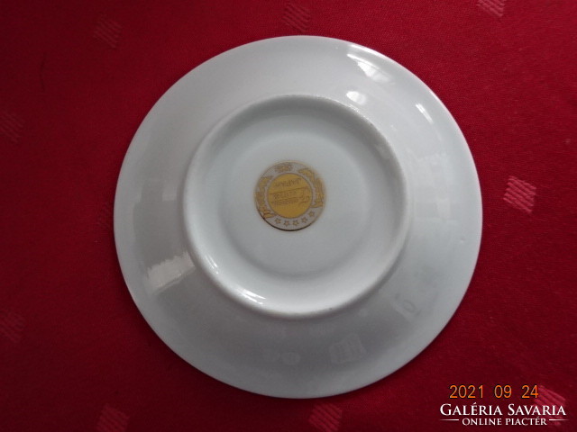 Japán porcelán kávéscsésze alátét, arany szegélyes, átmérője 11 cm. Vanneki!