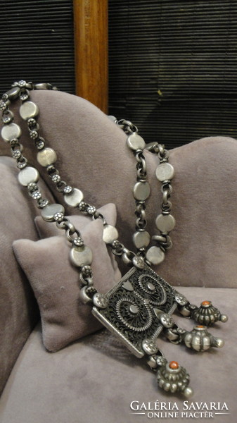 Tibetan silver necklace