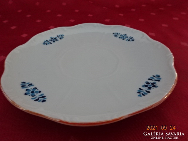 Zsolnay porcelán teáscsésze alátét, hat darab, átmérője 15 cm. Vanneki!