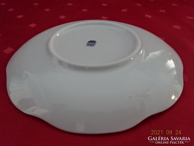 Zsolnay porcelán teáscsésze alátét, hat darab, átmérője 15 cm. Vanneki!