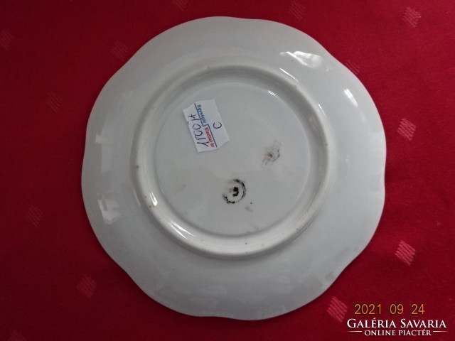 Zsolnay porcelán teáscsésze alátét, antik, pajzspecsétes, átmérője 15,7 cm. Vanneki!