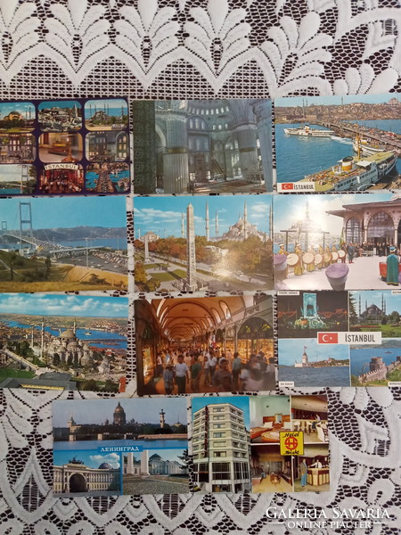 Törökországi képeslapok 11 db