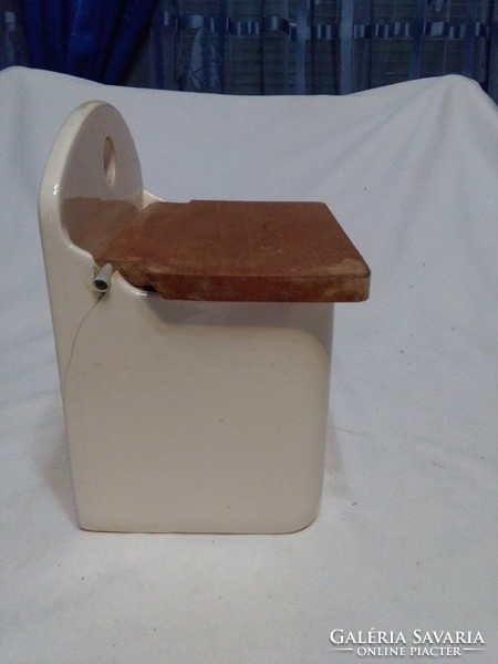 Old ceramic wall salt shaker 