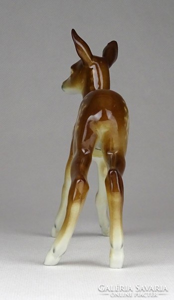 1B455 Metzler & Ortloff porcelán őz figura 12 cm