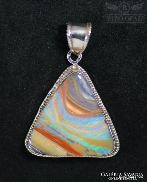 Original natural Australian boulder opal pendant direct from Australian dealer with warranty