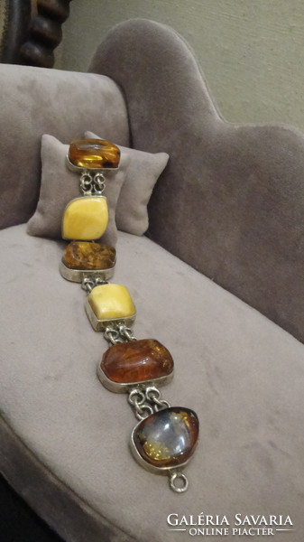 Polish amber bracelet