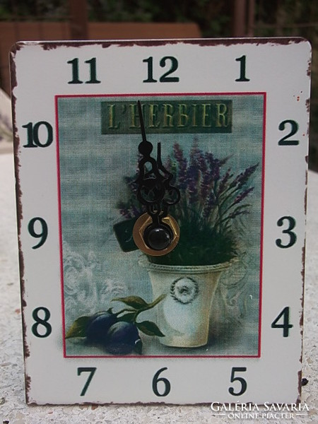 Table clock and wall hanger with lavender mot. + Gift