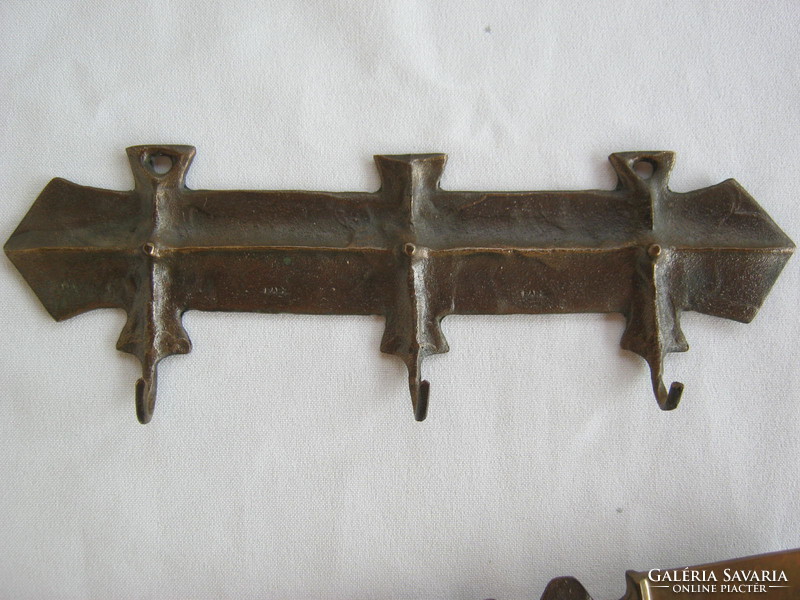 Retro ... Zoltán Pap Hungarian industrial art large-scale bronze wall ornament