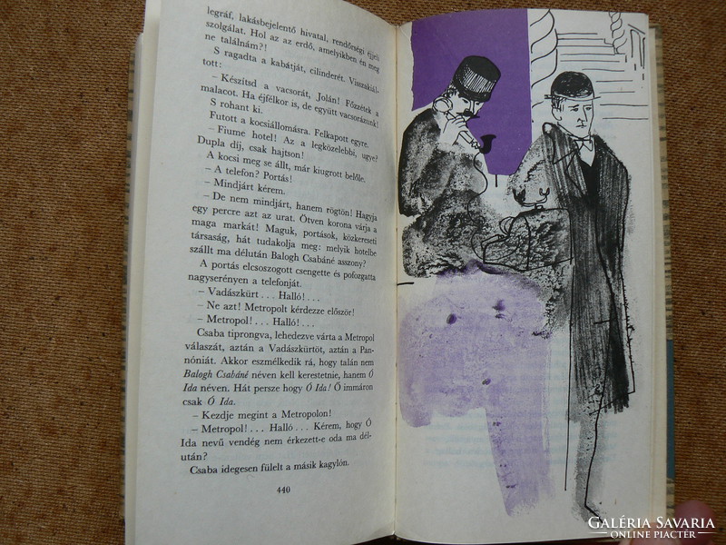 Géza Gárdonyi: ida's novel 1966, plan and illustrations of bitter ilona, book in good condition
