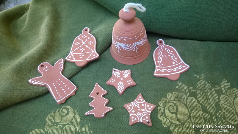 Tasteful Christmas tree decoration collection - 7 pieces