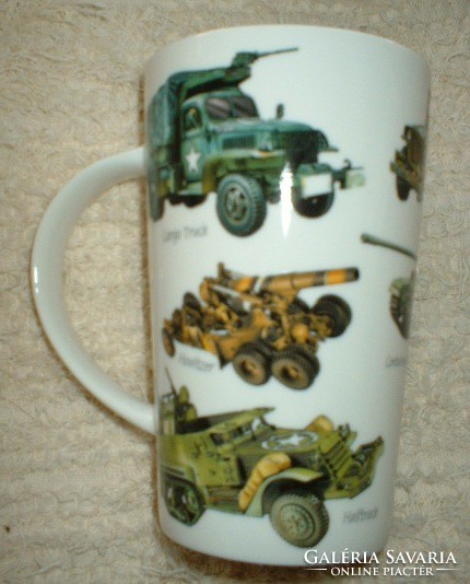 Vintage cars with gift box mug-cup as well as gift