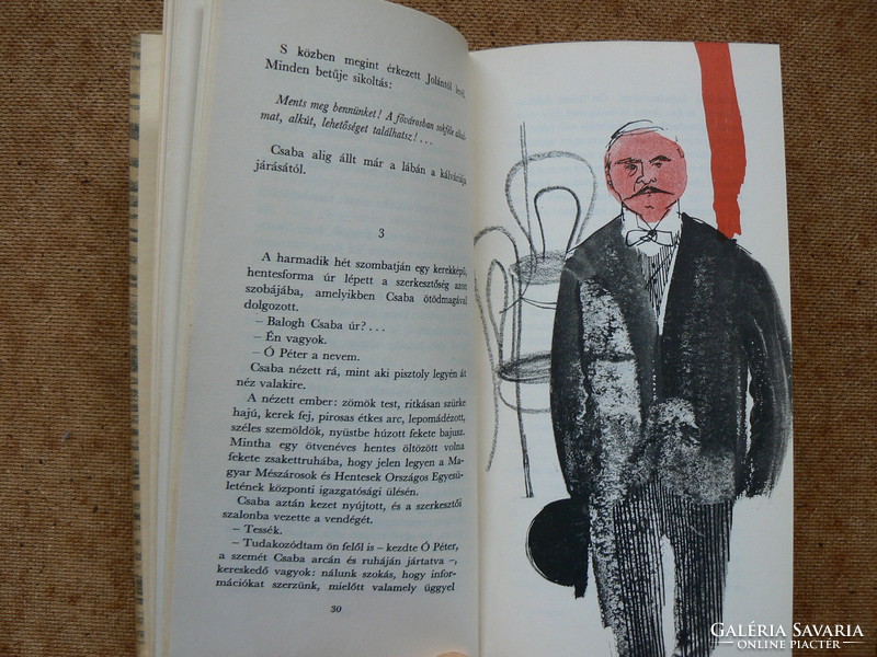 Géza Gárdonyi: ida's novel 1966, plan and illustrations of bitter ilona, book in good condition