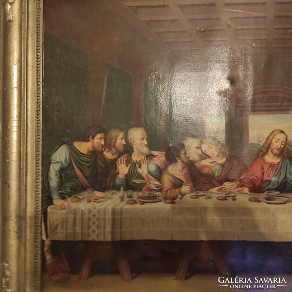 Utolsó vacsora, Biedermeier kép,vakràmàn, Leonardo Da Vinci .