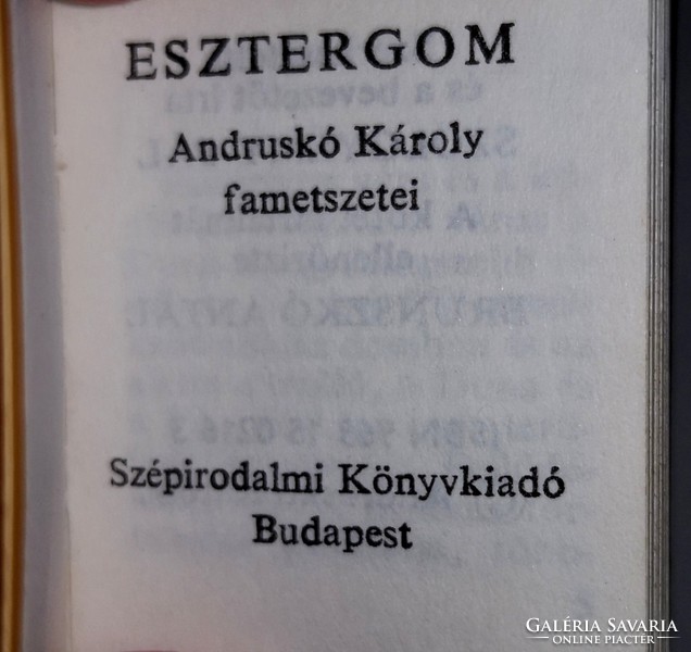K/04 - Minikönyvek! Andruskó Károly gyűjtemény 4. minikönyvcsomag