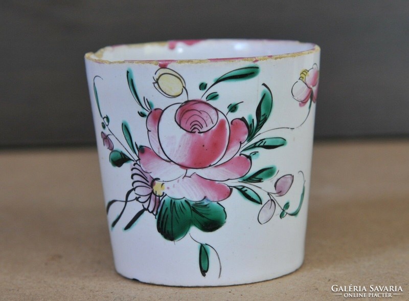 Antique majolica mug, 18th century
