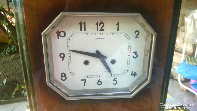 Retro Ukrainian wall clock - beautiful design 47x34x14 cm