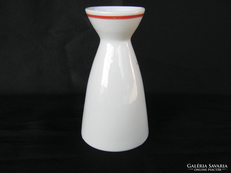 Retro ... Kőbányai Drasche porcelán emlék váza Szolnok