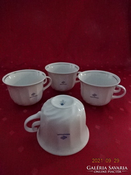 Hollóház porcelain tea cup with inscription bakony garland, diameter 9.3 cm. He has!