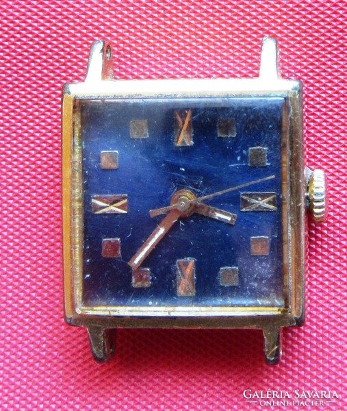 Retro women's watch, in working condition, 21.5 mm knk., Gold-plated case. Central mp pointer.