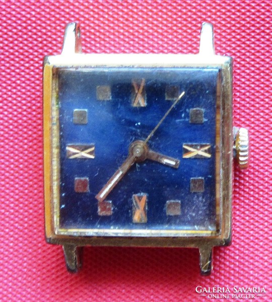 Retro women's watch, in working condition, 21.5 mm knk., Gold-plated case. Central mp pointer.