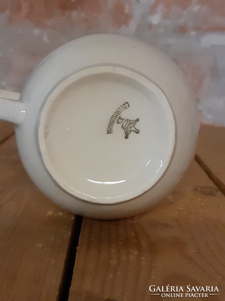 Old Czechoslovakian porcelain mug