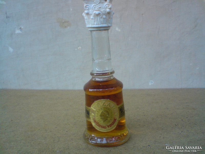 Retro Caesar cognac 0.05 l - old mini bottle with label