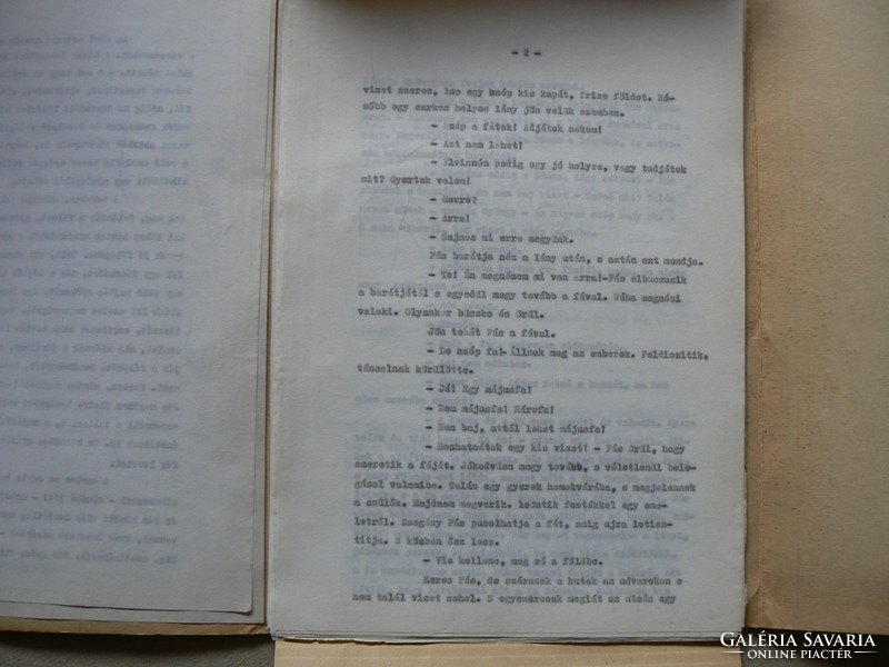 IRODALMI FORGATÓKÖNYV, "A FA " 1977, ÍRTA: SZABÓ ISTVÁN, RENDEZŐ: SZABÓ ISTVÁN, KÖNYV RITKASÁG!!!