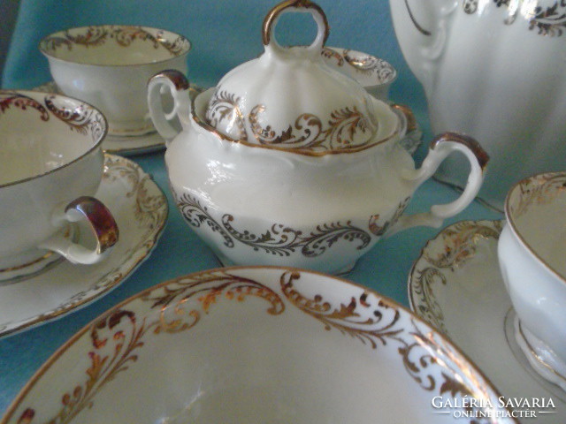 11 Eyes. Porcelain coffee set, German (extra luxury not used), flawless