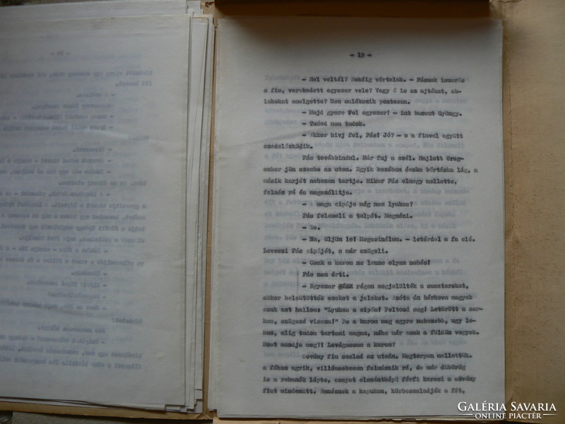 IRODALMI FORGATÓKÖNYV, "A FA " 1977, ÍRTA: SZABÓ ISTVÁN, RENDEZŐ: SZABÓ ISTVÁN, KÖNYV RITKASÁG!!!