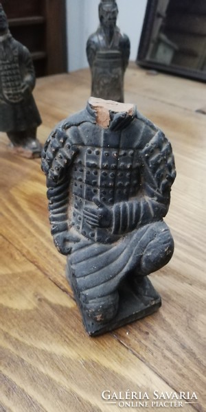 Chinese clay soldiers, terracotta soldiers, horse figurine souvenir