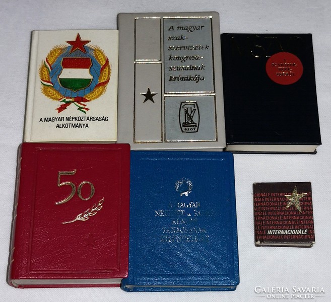 K/07 - Minikönyvek! Politika, Alkotmány mini és mikrokönyvcsomag