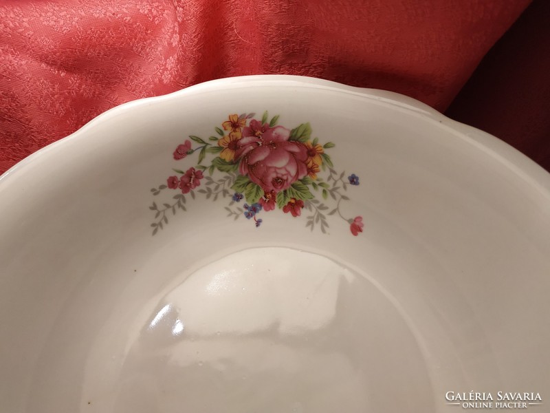 2 db. gyönyörű antik porcelán asztalközép, kínáló