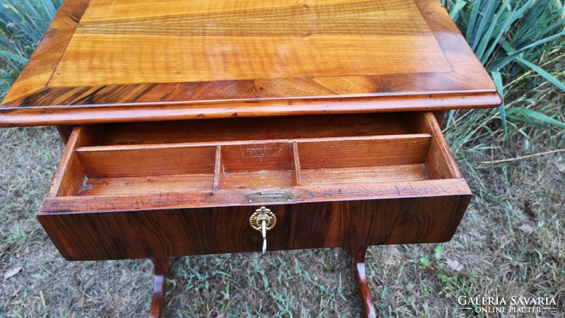 Biedermeier renovated sewing table