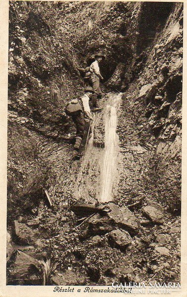 037 --- Running postcard to me abyss 1930
