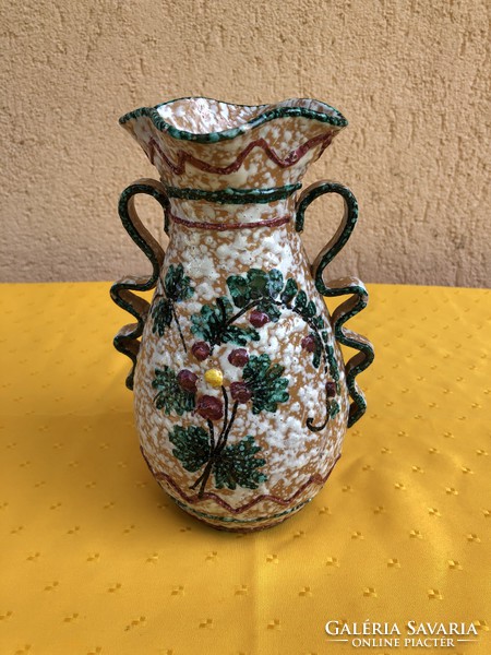 Marked ceramic vase