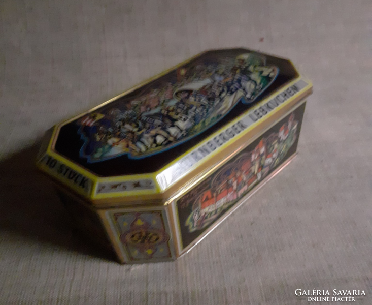 Chocolate box on old plate in nice condition