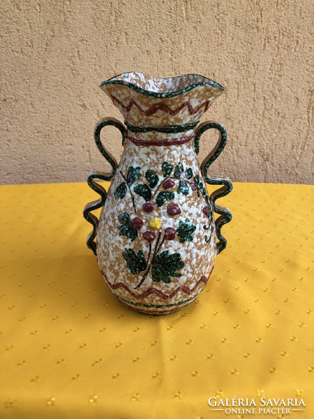 Marked ceramic vase