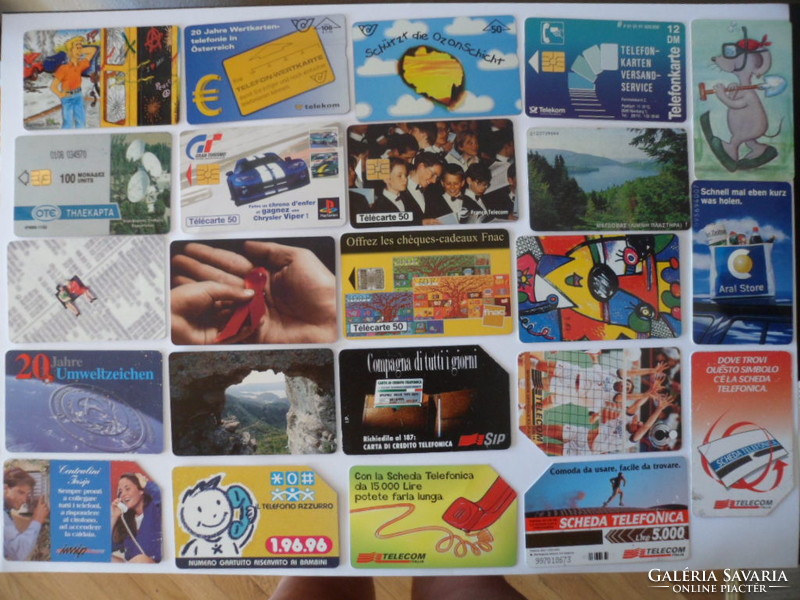 Foreign phone cards