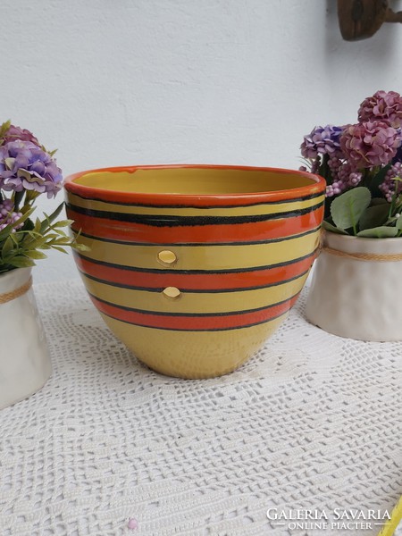 Beautiful retro hanging ceramic pot with nostalgia pieces collectible beauty mid century modern