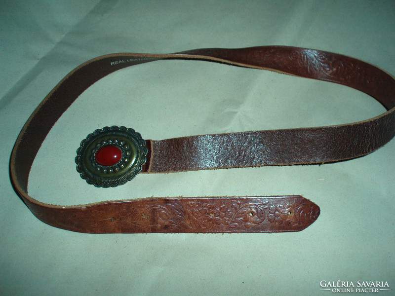 Vintage women's leather belt