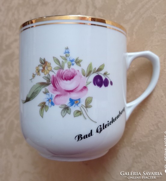 Czechoslovak porcelain cup with the inscription edith