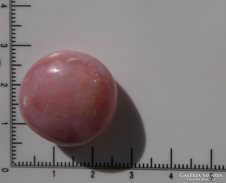 Natural pink Peruvian opal in drum polished form. For ornaments or Moroccan stones. 7.5 Grams