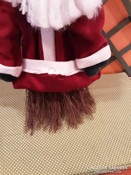 Charming, large Christmas Santa's broom - waiting for guests