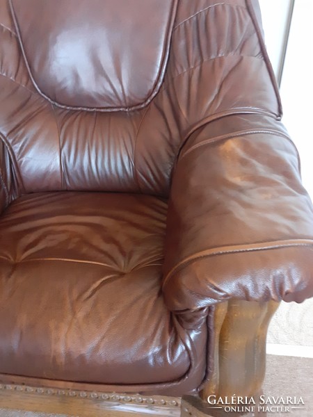 Grizzly leather sofa