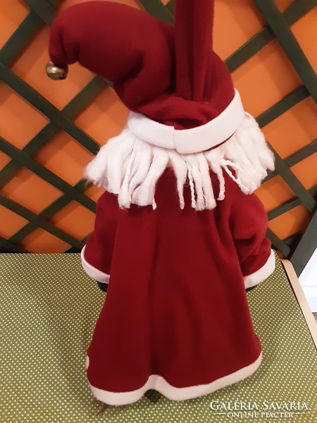 Bűbájos, nagy karácsonyi Mikulás seprű - vendégváró