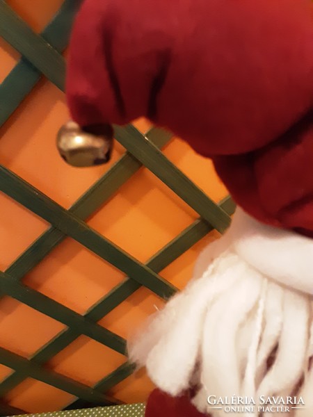 Bűbájos, nagy karácsonyi Mikulás seprű - vendégváró