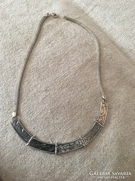 Israeli silver necklace, necklace