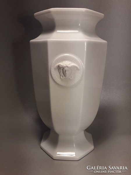 Rare elegant rosenthal versace porcelain vase