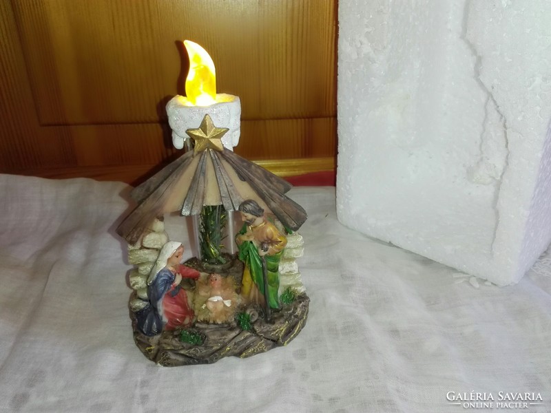 Holy family ... With a candle ... New.