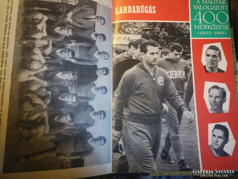 1963-as teljes évfolyam Labdarugás c havilap
